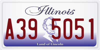 IL license plate A395051