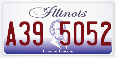IL license plate A395052