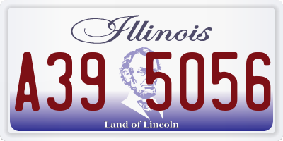 IL license plate A395056