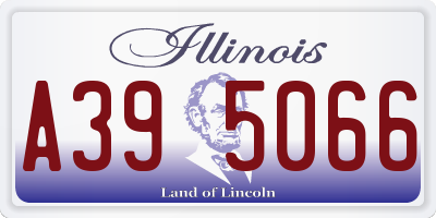 IL license plate A395066