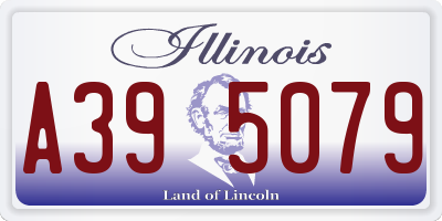 IL license plate A395079