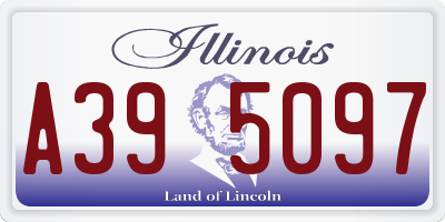 IL license plate A395097
