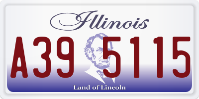 IL license plate A395115