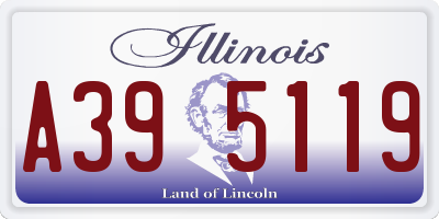 IL license plate A395119