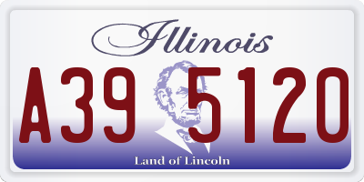 IL license plate A395120
