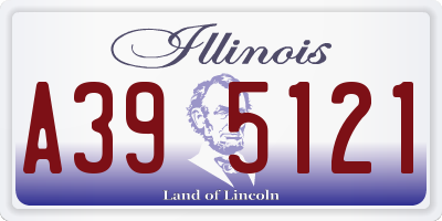 IL license plate A395121