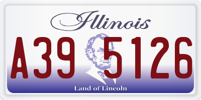 IL license plate A395126