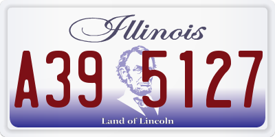 IL license plate A395127