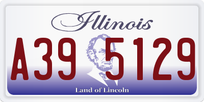 IL license plate A395129