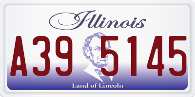 IL license plate A395145