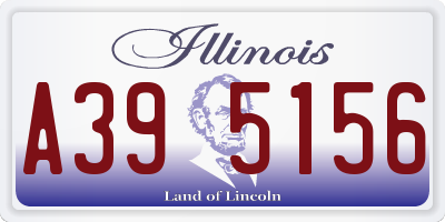 IL license plate A395156