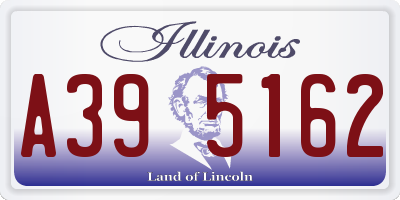 IL license plate A395162