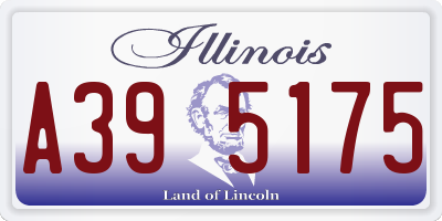IL license plate A395175