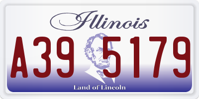 IL license plate A395179