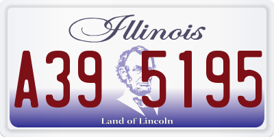IL license plate A395195