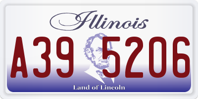 IL license plate A395206