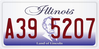 IL license plate A395207