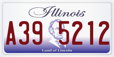 IL license plate A395212