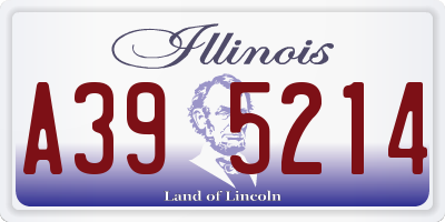 IL license plate A395214