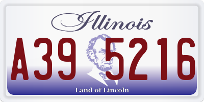 IL license plate A395216