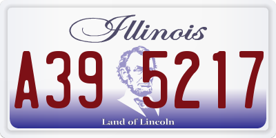 IL license plate A395217