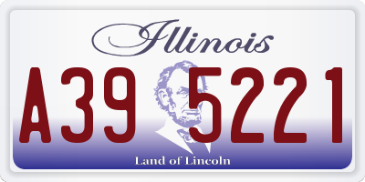 IL license plate A395221