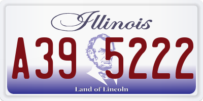 IL license plate A395222