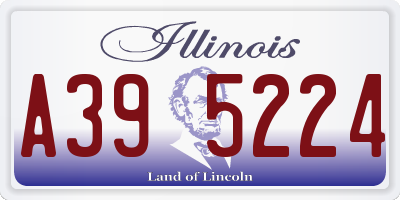 IL license plate A395224