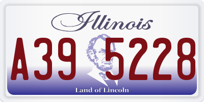 IL license plate A395228