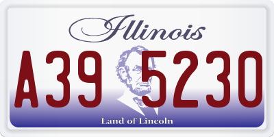 IL license plate A395230