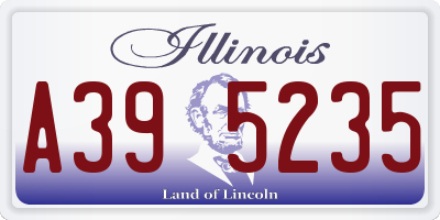 IL license plate A395235