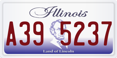 IL license plate A395237