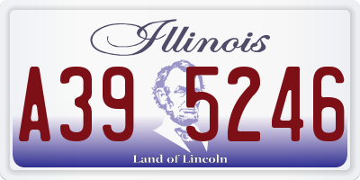 IL license plate A395246