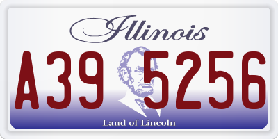 IL license plate A395256