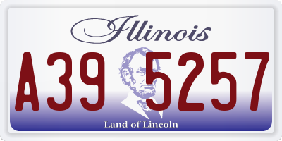 IL license plate A395257