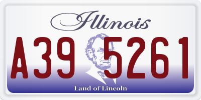 IL license plate A395261