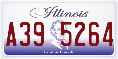 IL license plate A395264