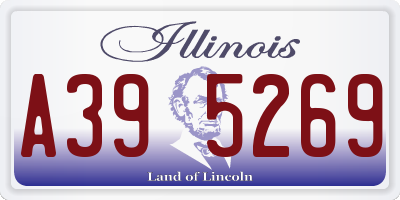 IL license plate A395269