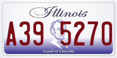 IL license plate A395270