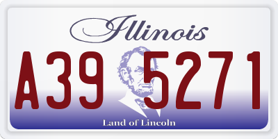 IL license plate A395271