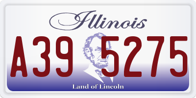 IL license plate A395275