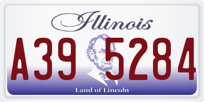 IL license plate A395284