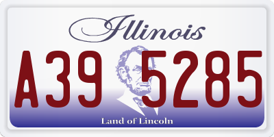 IL license plate A395285