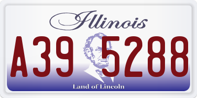 IL license plate A395288