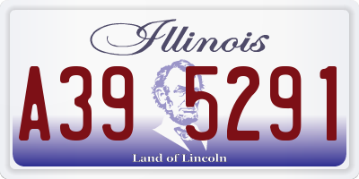 IL license plate A395291