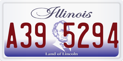 IL license plate A395294