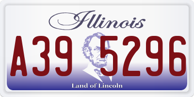 IL license plate A395296