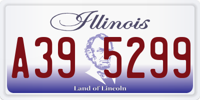 IL license plate A395299