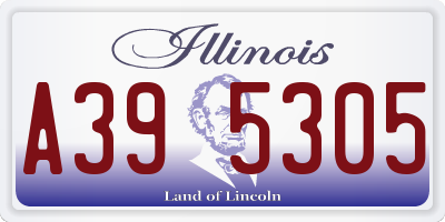 IL license plate A395305
