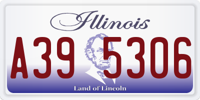 IL license plate A395306